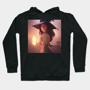 Cute fantasy witch artwork Hoodie